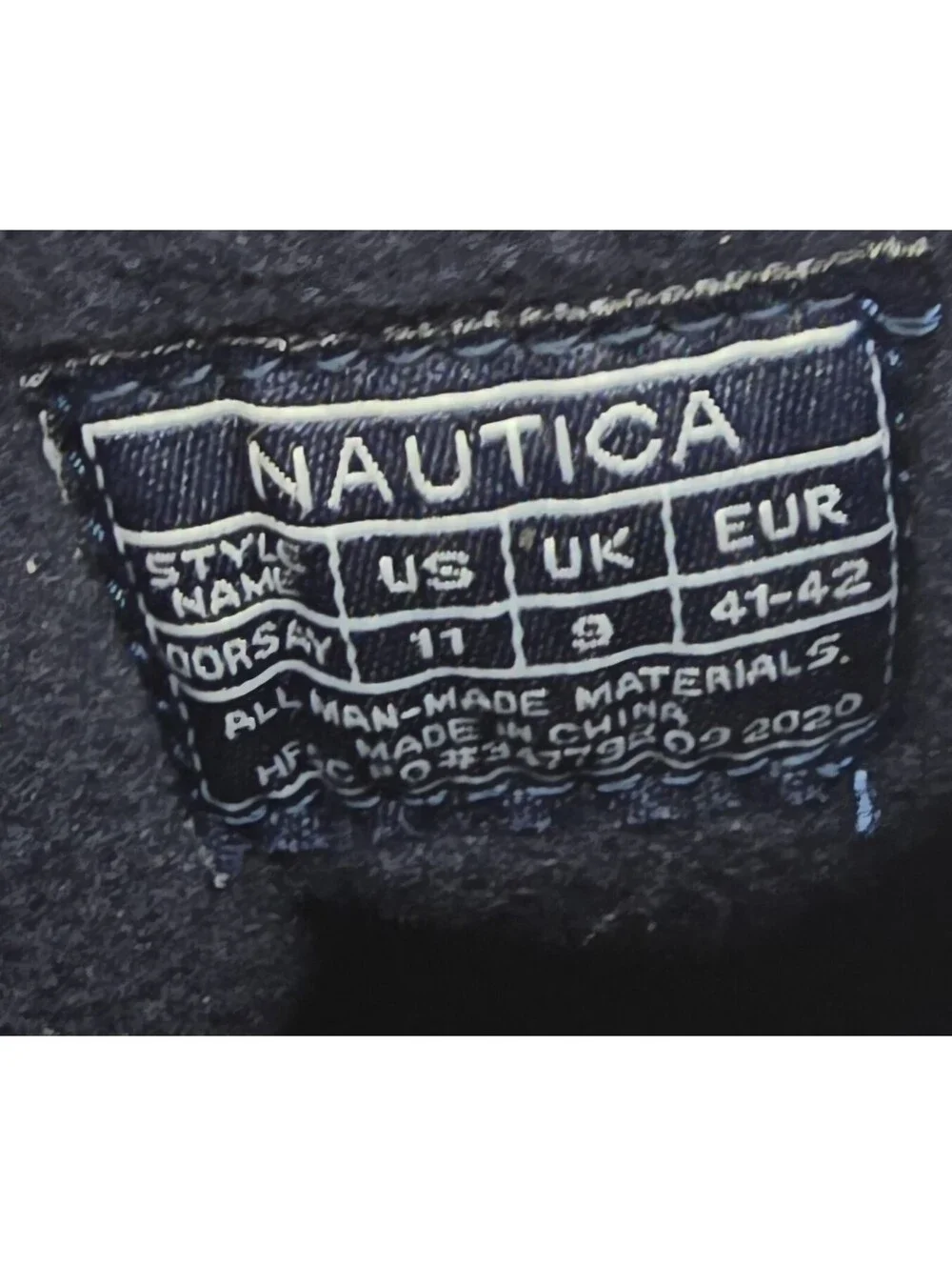 Nautica Duck Boots Womens Size 11 Navy Brown Rubber Side Zipper